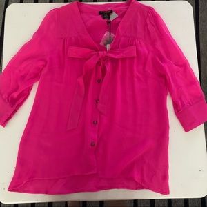 Brand New ALPINESTARS Denise Focil Silk Pink Shirt